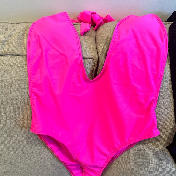 Shein Deep Plunge swimsuit - Picture 2 of 3